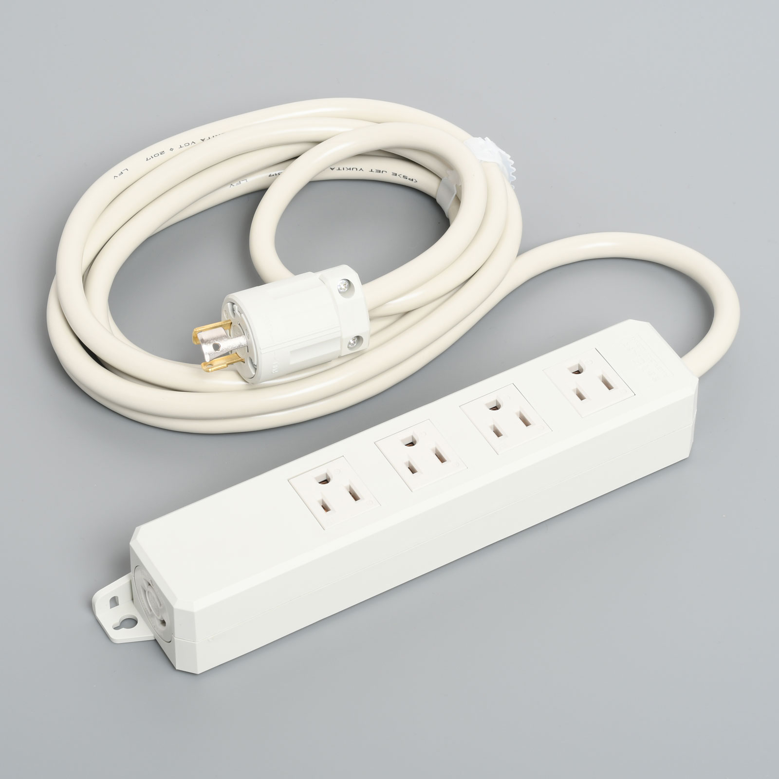 KC1035JT 5M 2-Pole 3-Wire Grounding 15A 125V Jointing Power Strip, 4 ...