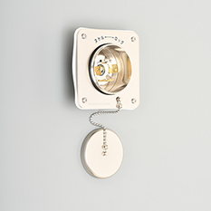 Waterproof Flanged Inlet (Dust & Jet Proof)