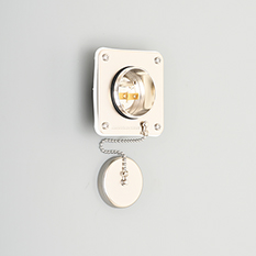 Waterproof Flanged Inlet (Dust & Jet Proof)