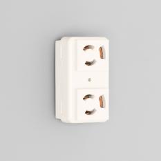 Panel Mount Duplex Outlet
