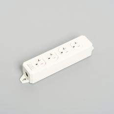 Multiuse Power Strip, 4 Straight Blade Outlet