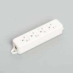 Multiuse Power Strip, 4 Straight Blade Outlet