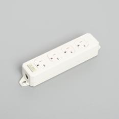 Multiuse Power Strip, 4 Straight Blade Outlet