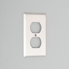 Wall Plate for Duplex Receptacle [Stainless]