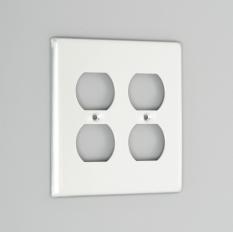 Wall Plate for Duplex Receptacle [Aluminum]