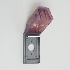 WATERPROOF LIFT COVER PLATE FOR RECEPTACLE