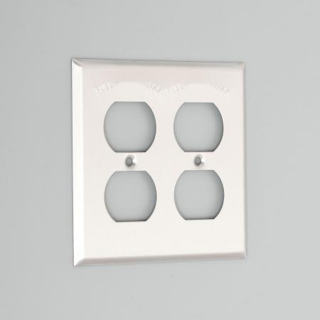 Wall Plate for Duplex Receptacle [Stainless]