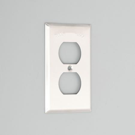 Wall Plate for Duplex Receptacle [Stainless]