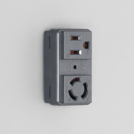 Panel Mount Duplex Outlet