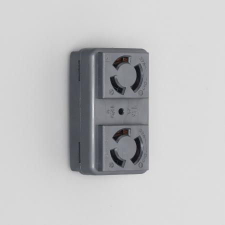 Panel Mount Duplex Outlet