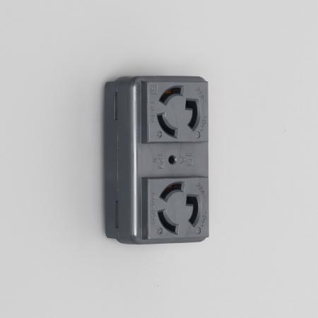 Panel Mount Duplex Outlet