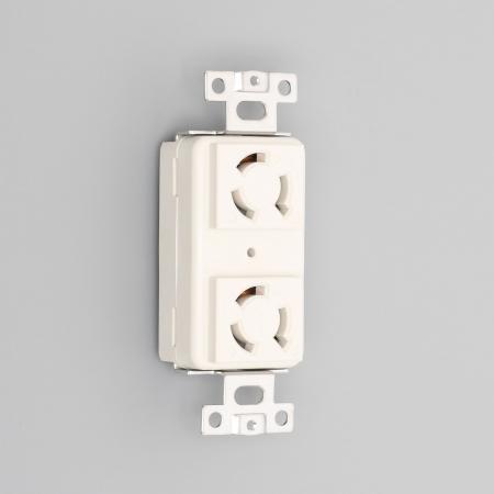 Sideways Duplex Receptacle