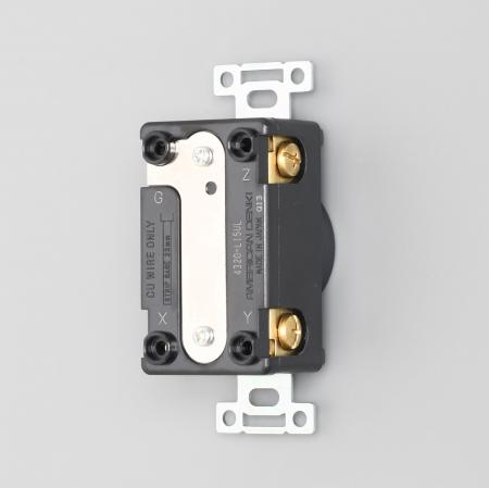 UL Listed and CSA Certified Receptacle