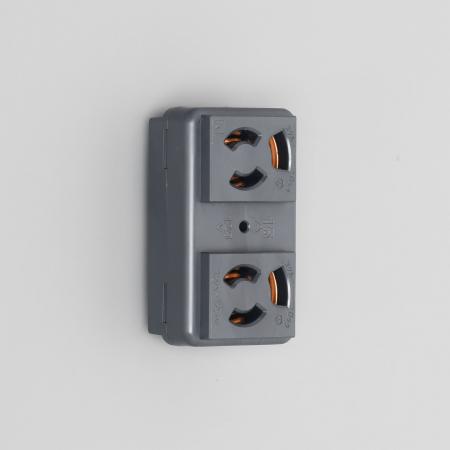 Panel Mount Duplex Outlet