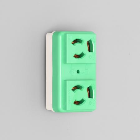 Panel Mount Duplex Outlet