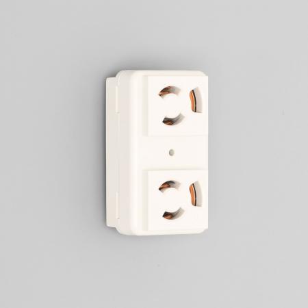 Panel Mount Duplex Outlet