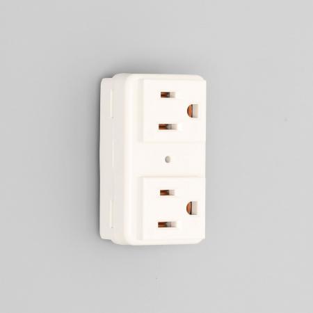 Panel Mount Duplex Outlet