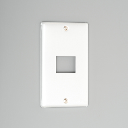 WALL PLATE FOR USB RECEPTACLE [Aluminum]