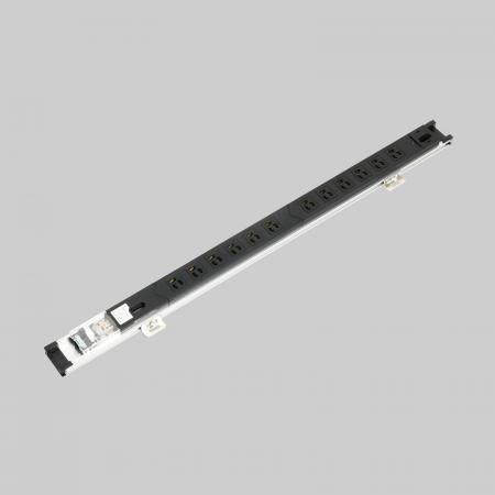 0U Rack Mount PDU, Input 20A/Output 15A Clamp Locking