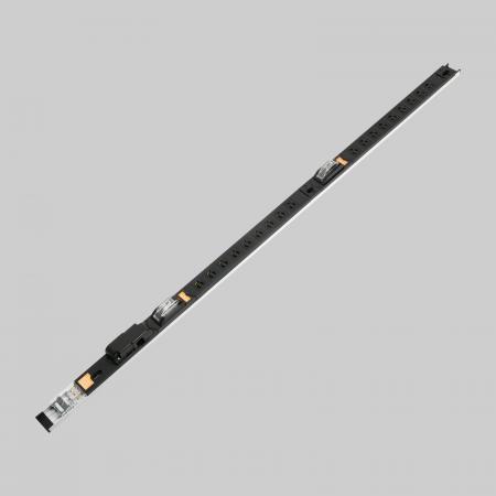 0U Rack Mount PDU, Input 30A/Output 15A Clamp Locking