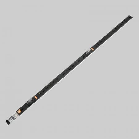 0U Rack Mount PDU, Input 30A/Output 15A Clamp Locking