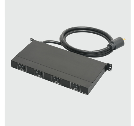 UL Listed and CSA certified 1U Rack Mount PDU