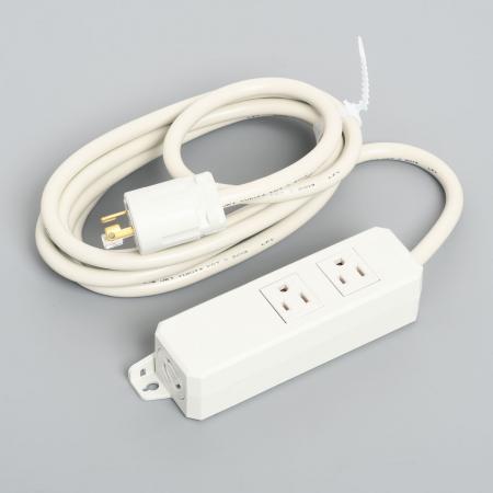 Jointing Power Strip, 2 Straight blade Outlet with 3m Cord and Straight blade Plug
