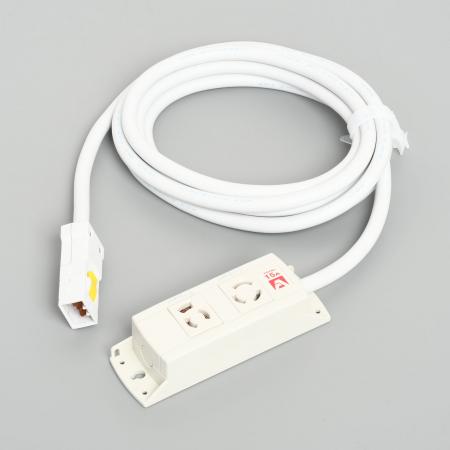 Multiuse Power Strip, 2 Combination Outlet with 3m Cord and Harness Plug