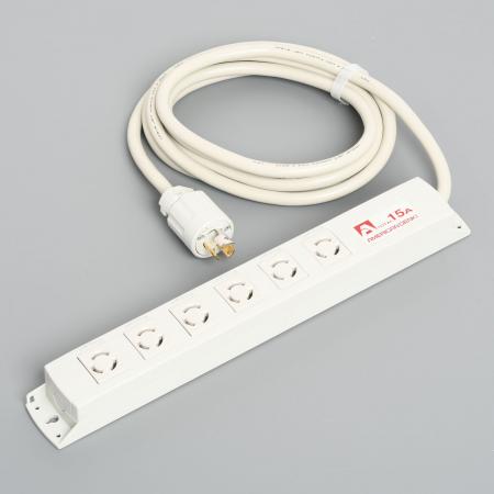 Multiuse Power Strip, 6 Twist Locking Outlet with 5m Cord and Twist Locking Plug
