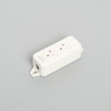 Multiuse Power Strip, 2 Straight Blade Outlet