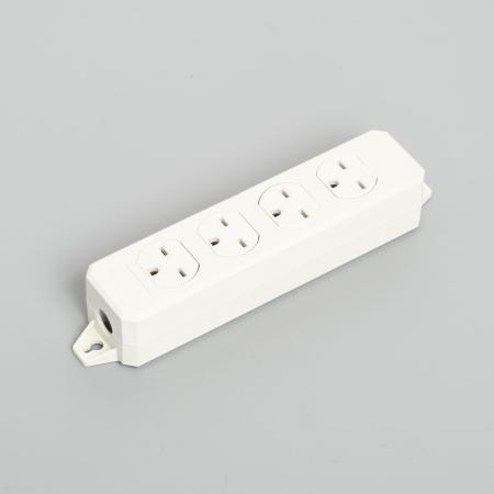 Multiuse Power Strip, 4 Straight Blade Outlet