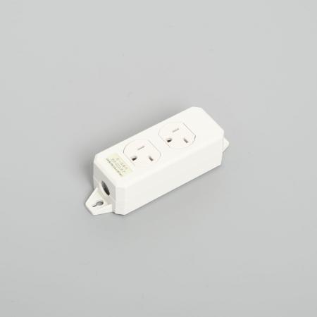 Multiuse Power Strip, 2 Straight Blade Outlet