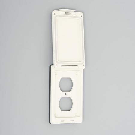 Sealock Plate: Dust & Jet Proof Lift Cover Plate [White Color]