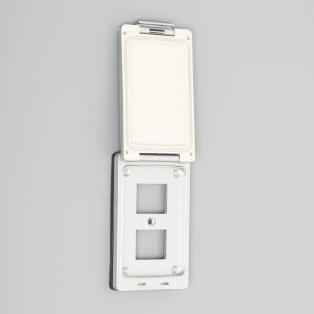 Sealock Plate: Dust & Jet Proof Lift Cover Plate [Silver Color]