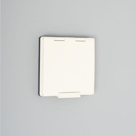 Sealock Plate: Dust & Jet Proof Lift Cover Plate [White Color]