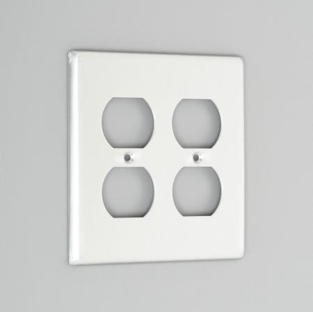 Wall Plate for Duplex Receptacle [Aluminum]